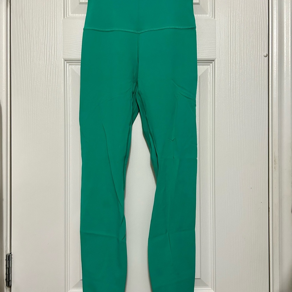 Lulu align sea green leggings